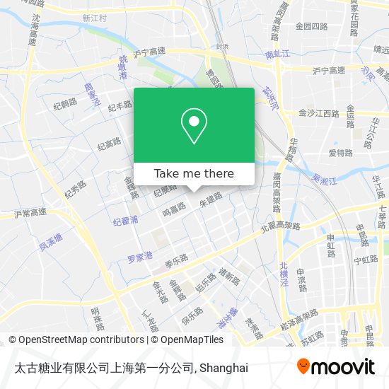 太古糖业有限公司上海第一分公司 map