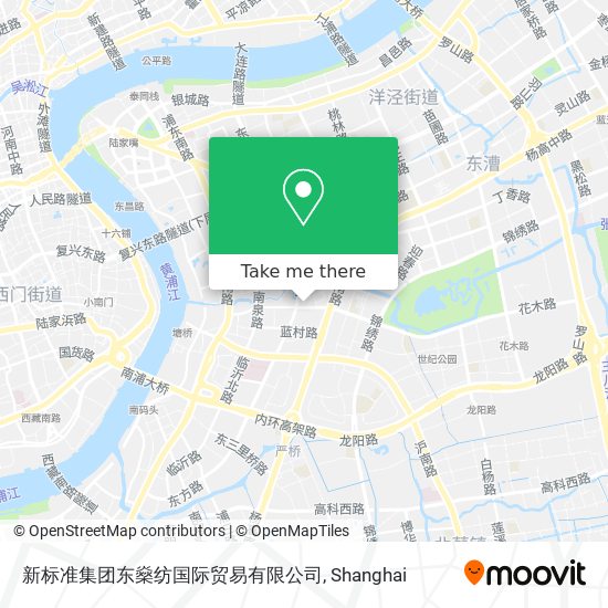 新标准集团东燊纺国际贸易有限公司 map