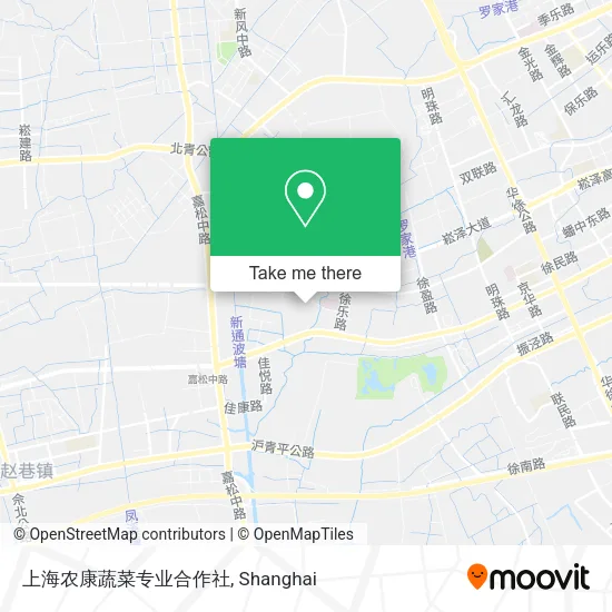 上海农康蔬菜专业合作社 map