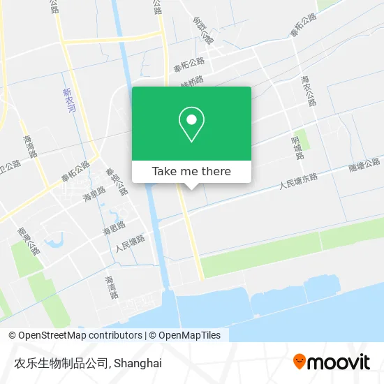 农乐生物制品公司 map