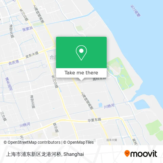上海市浦东新区龙港河桥 map