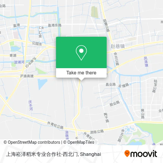 上海崧泽稻米专业合作社-西北门 map