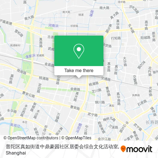普陀区真如街道中鼎豪园社区居委会综合文化活动室 map