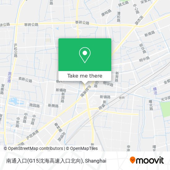 南通入口(G15沈海高速入口北向) map