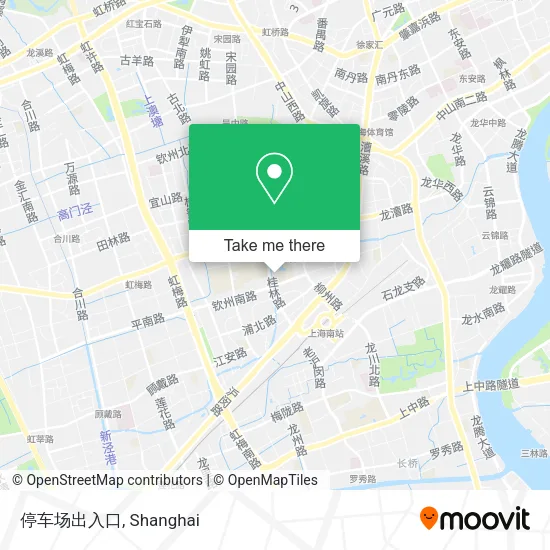 停车场出入口 map