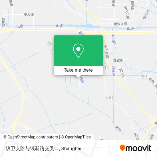 钱卫支路与钱新路交叉口 map