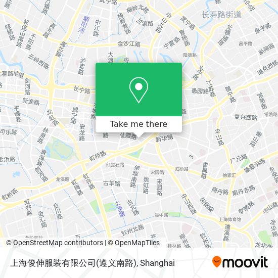 上海俊伸服装有限公司(遵义南路) map