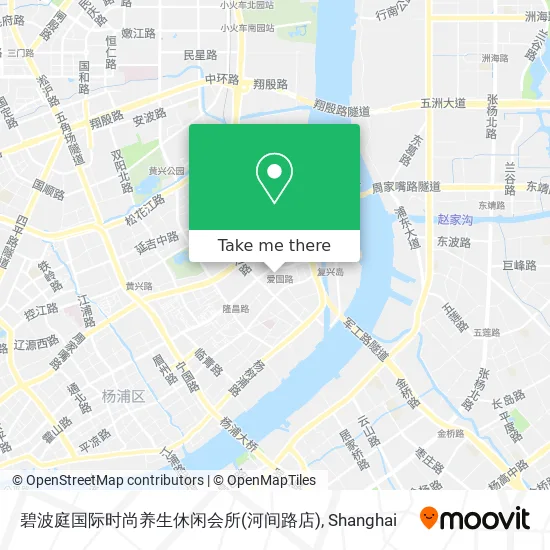 碧波庭国际时尚养生休闲会所(河间路店) map