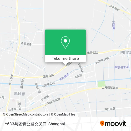 Y633与团青公路交叉口 map