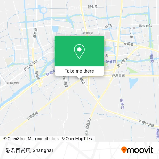 彩君百货店 map