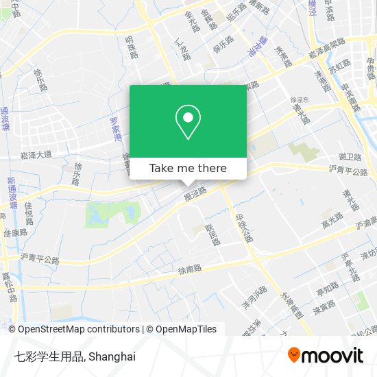 七彩学生用品 map