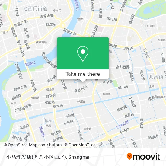 小马理发店(齐八小区西北) map