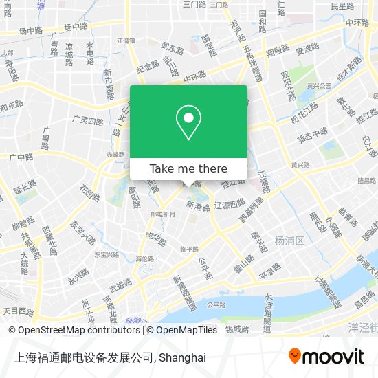 上海福通邮电设备发展公司 map