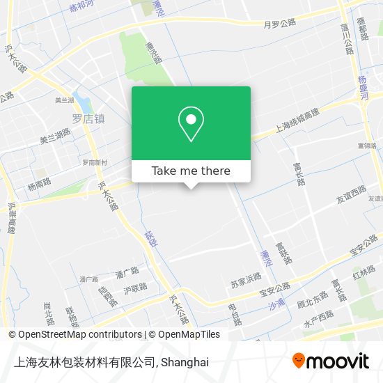 上海友林包装材料有限公司 map