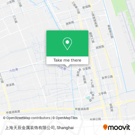 上海天辰金属装饰有限公司 map