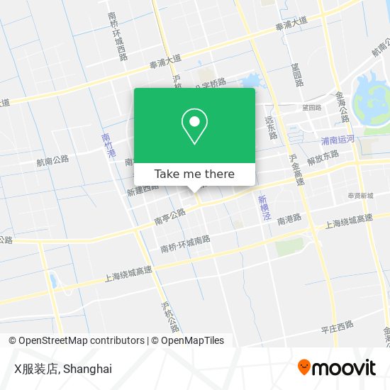 X服装店 map