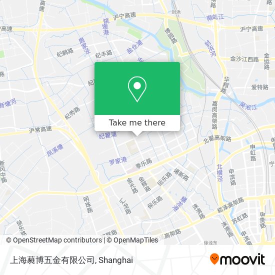 上海蕤博五金有限公司 map