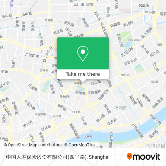 中国人寿保险股份有限公司(四平路) map