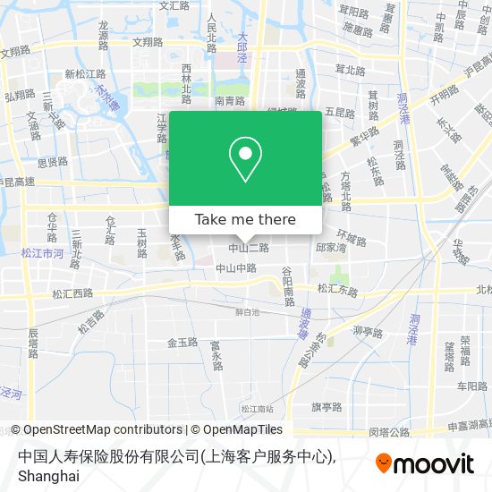 中国人寿保险股份有限公司(上海客户服务中心) map