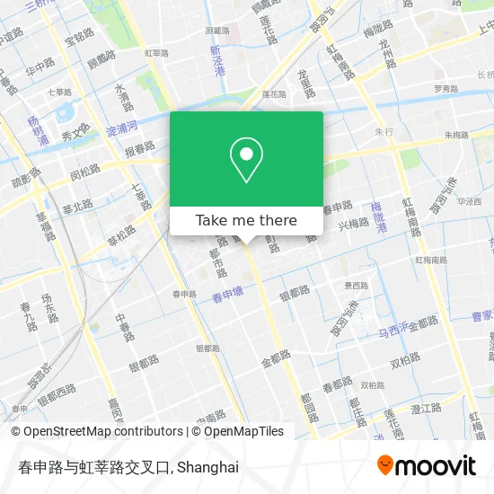 春申路与虹莘路交叉口 map