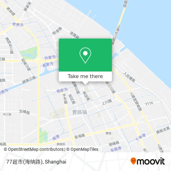 77超市(海纳路) map