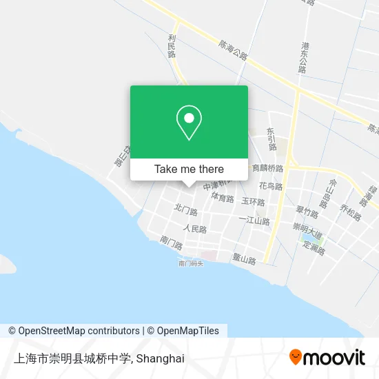 上海市崇明县城桥中学 map