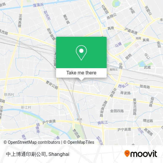 中上博通印刷公司 map