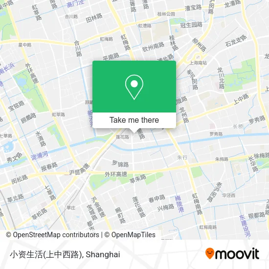 小资生活(上中西路) map