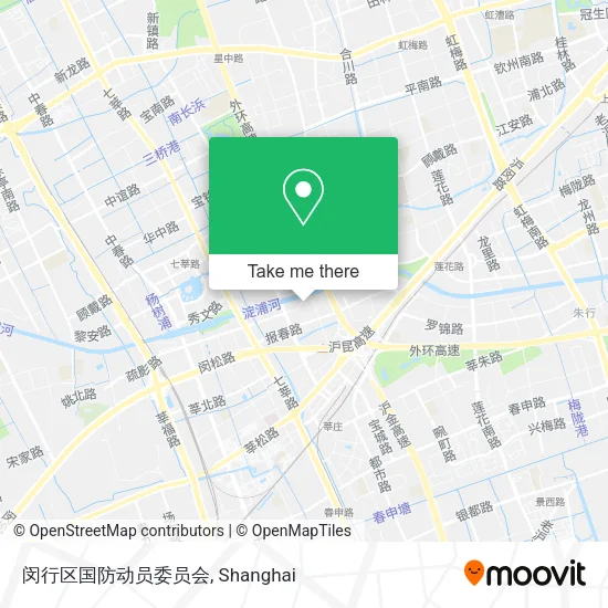 闵行区国防动员委员会 map