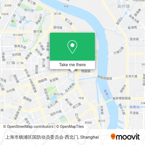 上海市杨浦区国防动员委员会-西北门 map