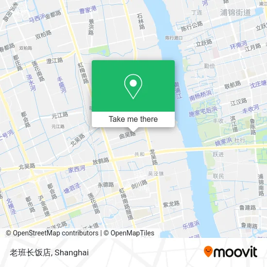 老班长饭店 map