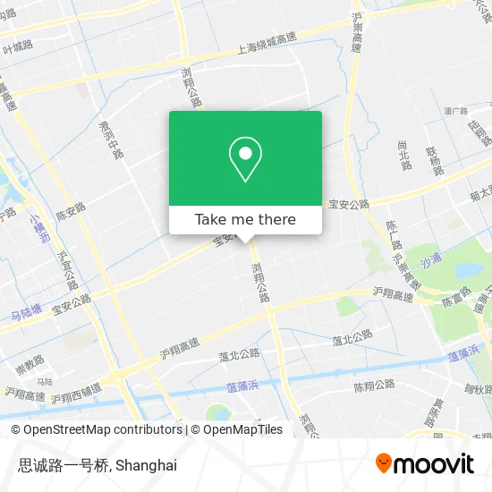 思诚路一号桥 map