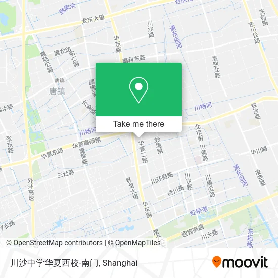 川沙中学华夏西校-南门 map