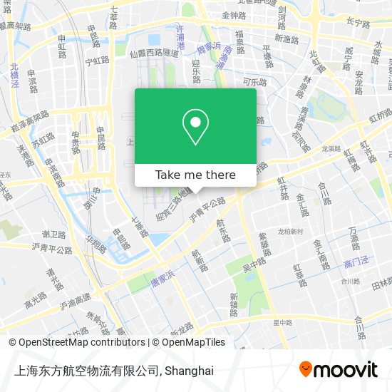 上海东方航空物流有限公司 map