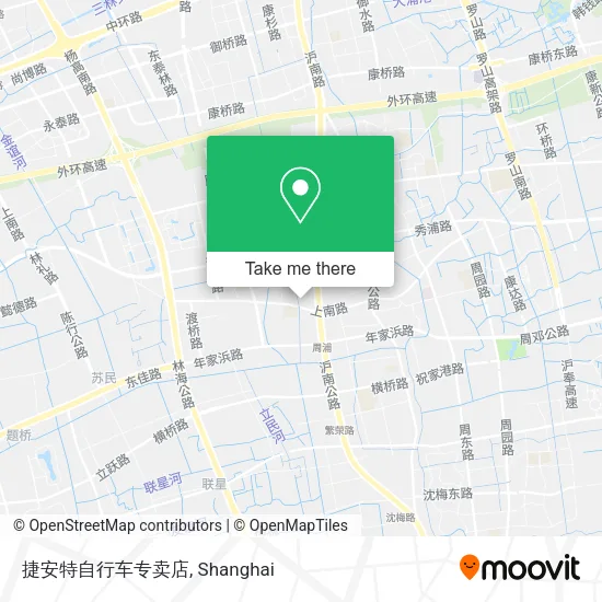 捷安特自行车专卖店 map