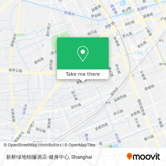 新桥绿地铂骊酒店-健身中心 map