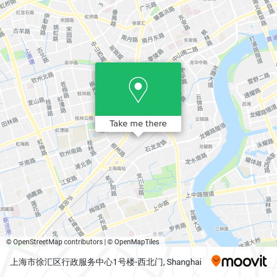 上海市徐汇区行政服务中心1号楼-西北门 map