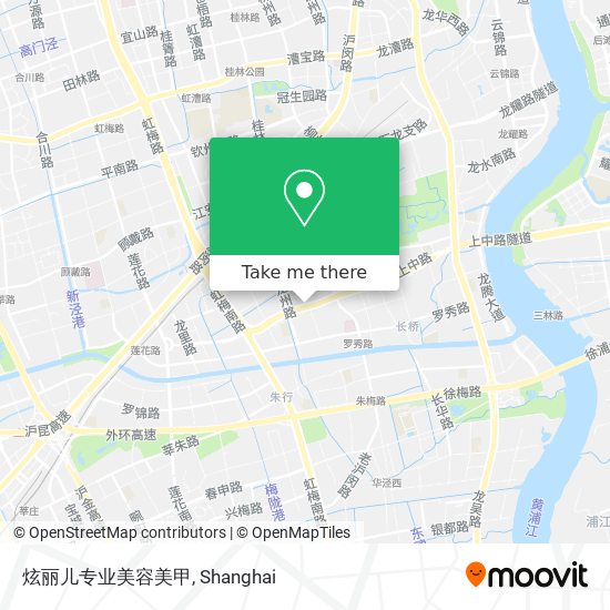 炫丽儿专业美容美甲 map