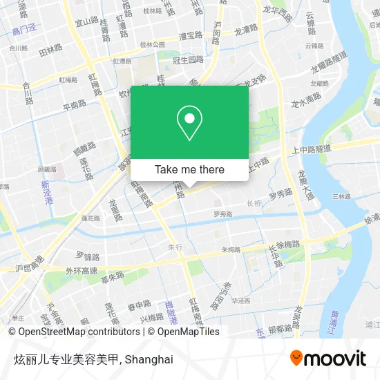 炫丽儿专业美容美甲 map