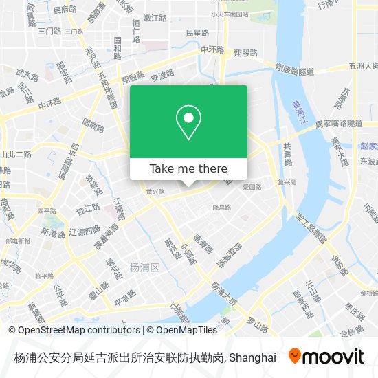 杨浦公安分局延吉派出所治安联防执勤岗 map