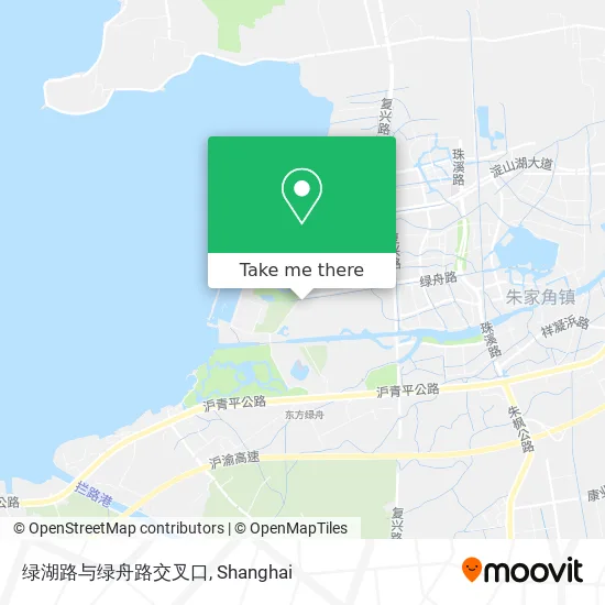 绿湖路与绿舟路交叉口 map