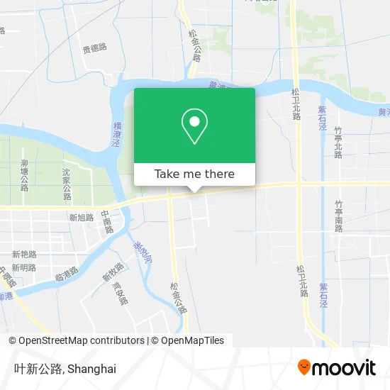 叶新公路 map