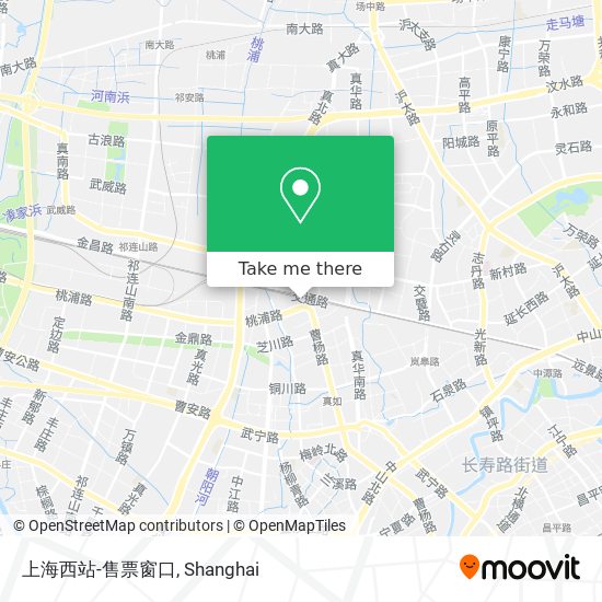 上海西站-售票窗口 map