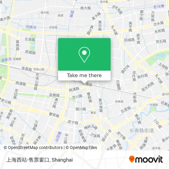 上海西站-售票窗口 map