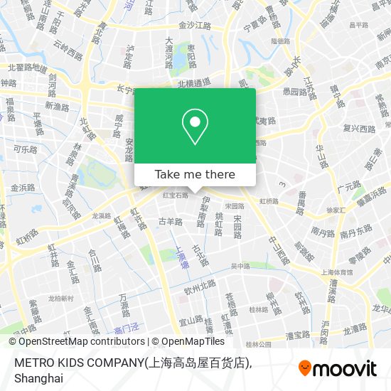 METRO KIDS COMPANY(上海高岛屋百货店) map