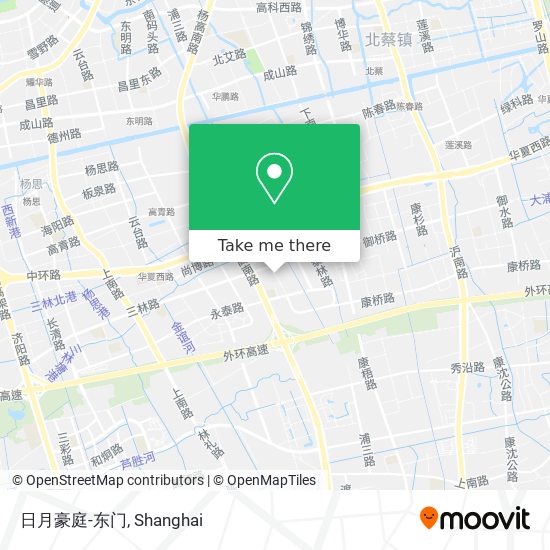 日月豪庭-东门 map