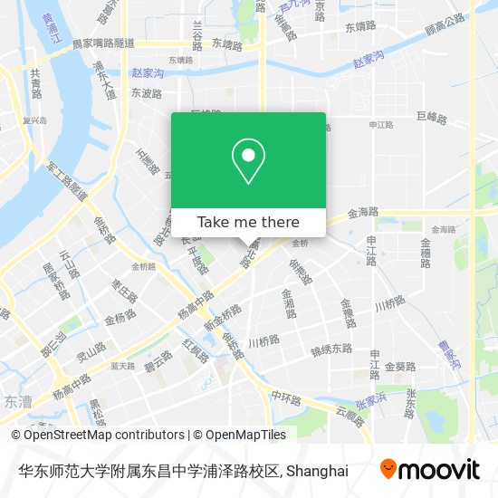 华东师范大学附属东昌中学浦泽路校区 map