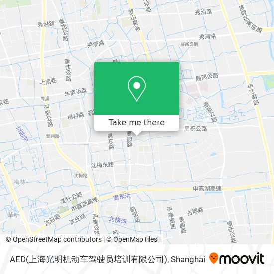 AED(上海光明机动车驾驶员培训有限公司) map