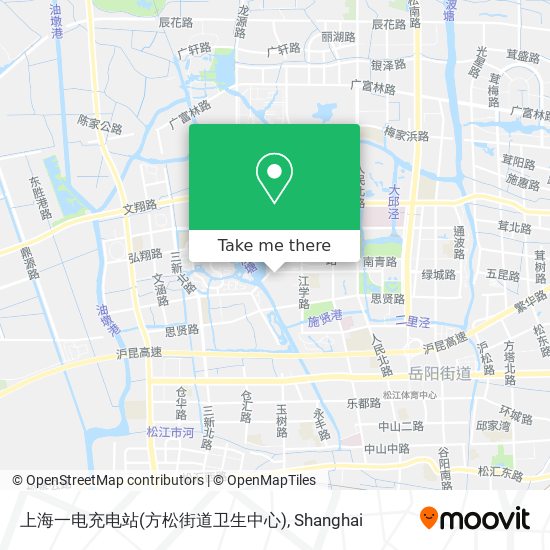 上海一电充电站(方松街道卫生中心) map