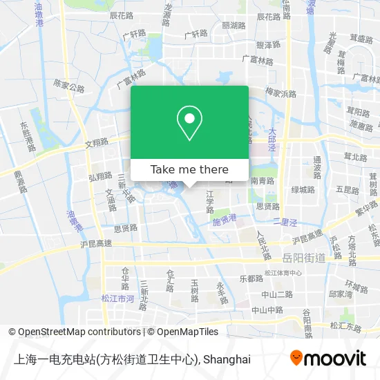 上海一电充电站(方松街道卫生中心) map